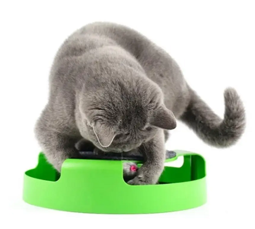Интерактивная игрушка для котов с когтеточкой Catch The Mouse Артикул: 205-25 фото
