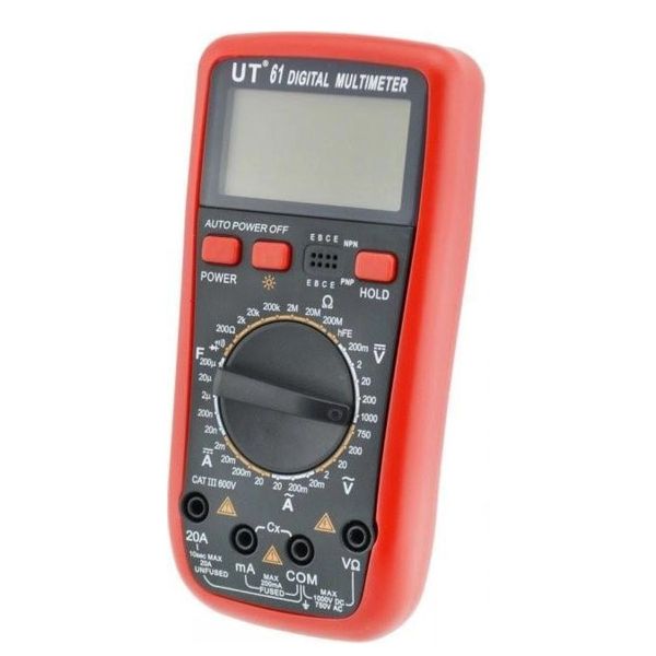 Мультиметр цифровой Digital UT 61 профессиональный тестер вольтметр, качественный мультиметр, цифровой ws86726 фото