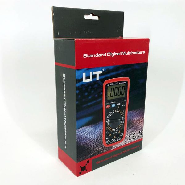 Мультиметр цифровой Digital UT 61 профессиональный тестер вольтметр, качественный мультиметр, цифровой ws86726 фото