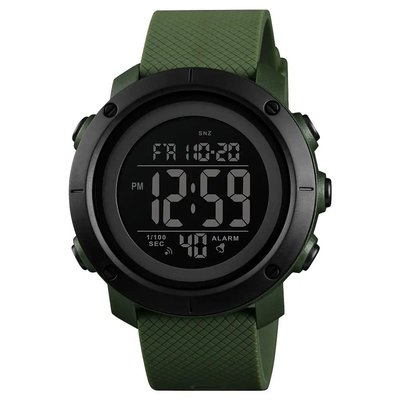 Годинник наручний чоловічий SKMEI 1426AGBK ARMY GREEN-BLACK, годинник наручний чоловічий. Колір: зелений ws66221 фото