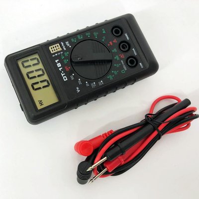 Компактный Мультиметр DT-181 тестер цифровой, щупы в комплекте, мультиметр с защитой, электронный мультиметр ws76677 фото