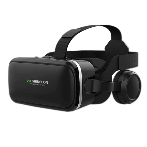 Очки 3D виртуальной реальности ТРМ VR SHINECON c пультом и поддержкой экранов от от 4 до 6 дюймов Черный Артикул: 20511025 фото