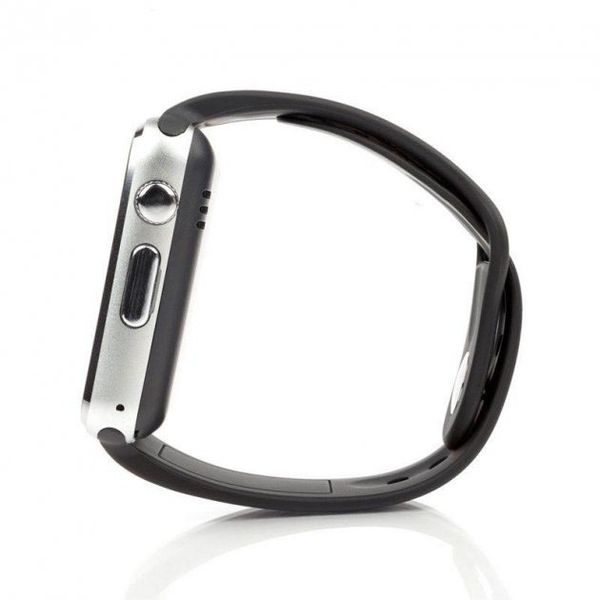 Смарт-часы Smart Watch A1 умные электронные со слотом под sim-карту + карту памяти micro-sd. Цвет: серебряный ws73332-3 фото