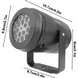Новогодняя лазерная установка-проектор на 16 рисунков 1367-3 / Настенный проектор для дома с кронштейном Артикул: М16157 фото 5