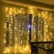 Гирлянда-штора Водопад 2х2 м, 160 LED световой занавес со статическим режимом, теплый свет Артикул: 2125062 фото 2