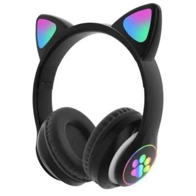 Беспроводные Bluetooth наушники с кошачьими ушками VZV23M (черный) Артикул: VZV23MCH фото