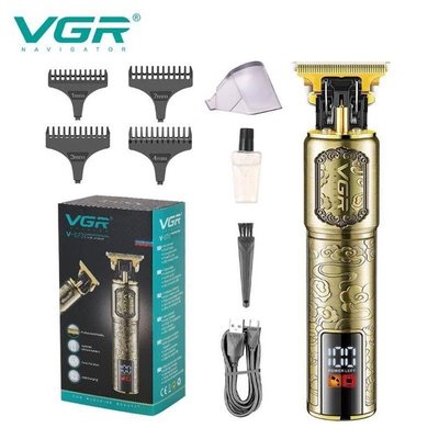Машинка для стрижки волос VGR V-073 аккумуляторный беспроводной триммер для бороды и усов ws96791 фото