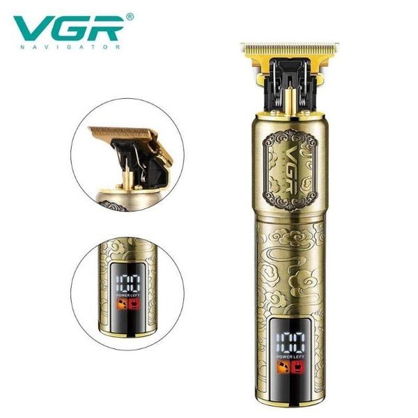 Машинка для стрижки волосся VGR V-073 акумуляторний бездротовий триммер для бороди та вусів ws96791 фото