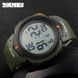 Часы наручные мужские SKMEI 1068AG, армейские часы противоударные. Цвет: зеленый ws64949 фото 5