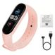 Смарт браслет M5 Smart Bracelet Фитнес трекер Watch Bluetooth. Цвет: розовый ws32668 фото 9