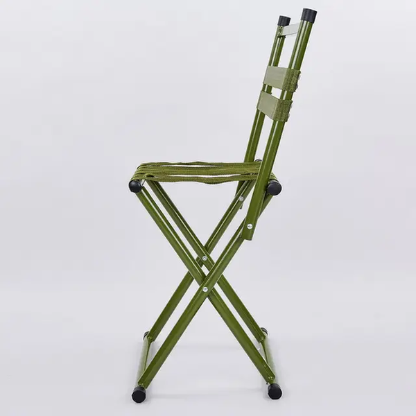 Складной стул для пикника и рыбалки со спинкой 45 см C-1 Артикул: 22801010228 фото