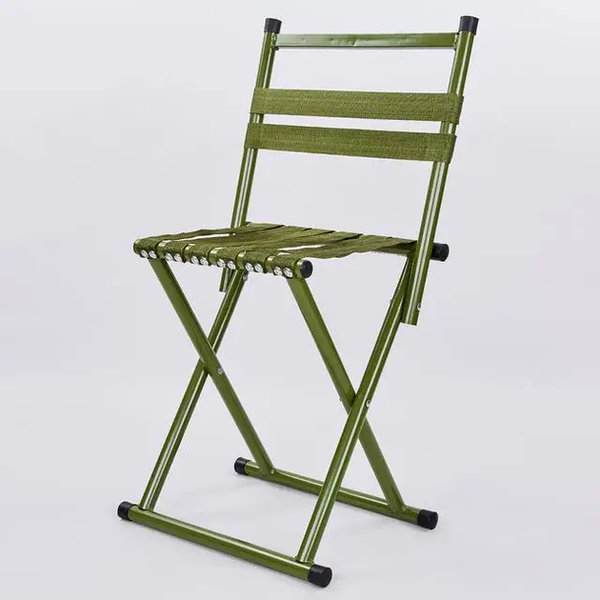 Складной стул для пикника и рыбалки со спинкой 45 см C-1 Артикул: 22801010228 фото