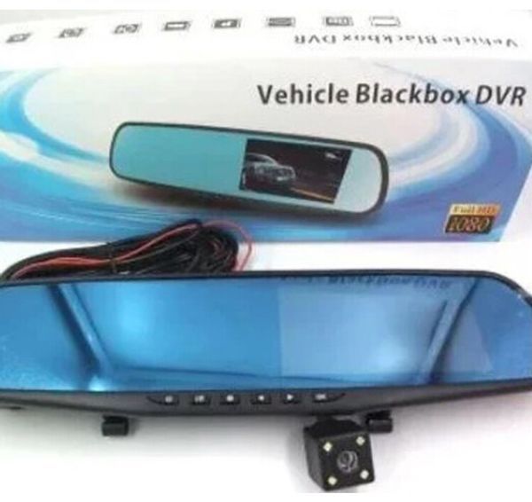 Автомобильный регистратор-зеркало Blaсkbox DVR AK47 с камерой заднего вида Артикул: 20500000043 фото
