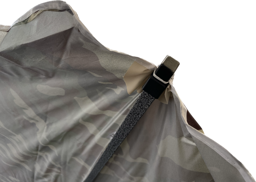 Зонт квадратный 3х3м торговый с клапаном и серебряным напылением камуфляжный тент 890305 фото