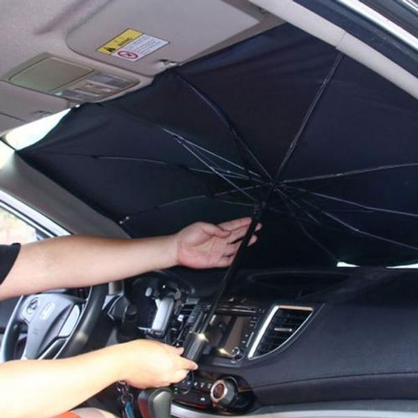 Зонт для авто на лобовое стекло козырек шторка для авто солнцезащитный 79X145см Артикул: asad88 фото