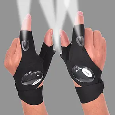 Перчатки со встроенным фонариком Glove Light перчатки с фонариком! Артикул: 2058542 фото