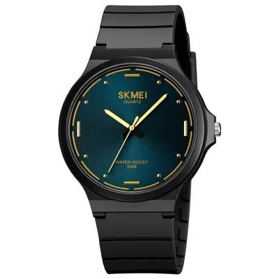 Часы наручные мужские SKMEI 2108BKBU, часы кварцевые мужские, часы мужские классика ws15521 фото