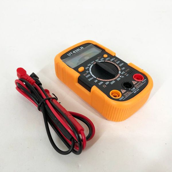Мультиметр DT-830 LN с подсветкой и звуком ABaTap до 750 В Оранжевый, тестер для измерения напряжения ws96482 фото