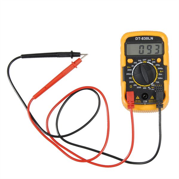 Мультиметр DT-830 LN с подсветкой и звуком ABaTap до 750 В Оранжевый, тестер для измерения напряжения ws96482 фото