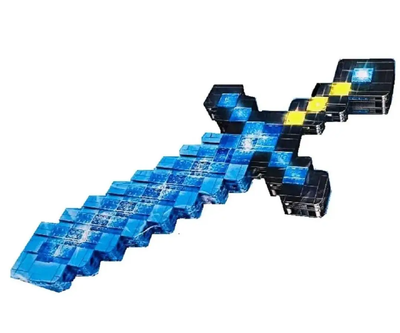 Детский конструктор Minecraft MyWorld бриллиантовый меч Майнкрафт с подсветкой 1441 деталь конструктор Артикул: Jav8526396 фото