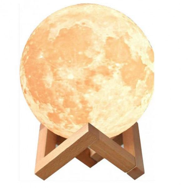 Нічник місяць, який світиться Moon Lamp 13 см ws35123 фото