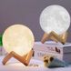 Нічник місяць, який світиться Moon Lamp 13 см ws35123 фото 5