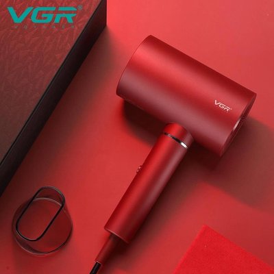 Профессиональный фен для волос VGR V-431 мощностью 1600-1800Вт с режимом холодного воздуха. Цвет: красный ws61959-1 фото