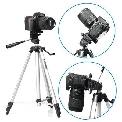 Штатив для камери, телефону, трипод, тринога TriPod 330A 0.50-1.35м, штатив для блогера, для зйомки ws79514-1 фото