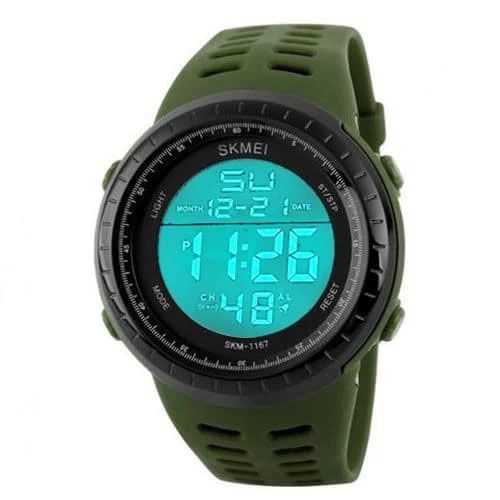 Годинник наручний чоловічий SKMEI 1167AG ARMY GREEN, брендовий чоловічий годинник. Колір: зелений ws91163 фото