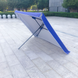 Зонт 2х2м квадратный торговый с серебряным напылением синий тент 889511 фото 3