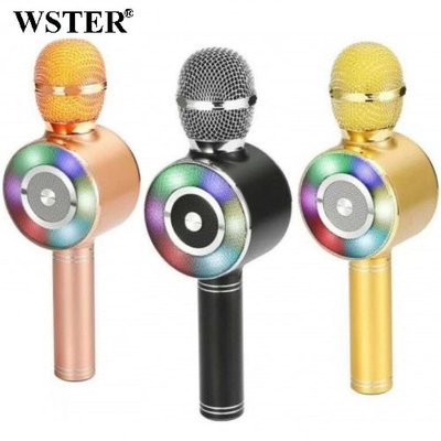 Караоке микрофон Wster WS-669 беспроводной микрофон с встроенным динамиком Артикул: pr669 фото
