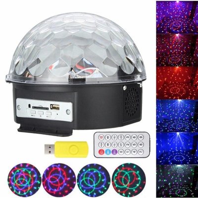 Музыкальный диско-шар с Bluetooth, USB, светомузыкой, динамиками и пультом, светомузыка Mp3 ball Артикул: pr65638441/1 фото