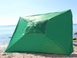 Зонт торговый прямоугольный усиленный 2х3 м. c ветровым клапаном зеленый тент 889512 фото 1