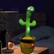 Танцующий кактус поющий 120 песен с подсветкой Dancing Cactus TikTok игрушка Повторюшка кактус ws24354 фото 19