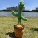 Танцюючий кактус співаючий 120 пісень з підсвічуванням Dancing Cactus TikTok іграшка Повторюшка кактус ws24354 фото 36