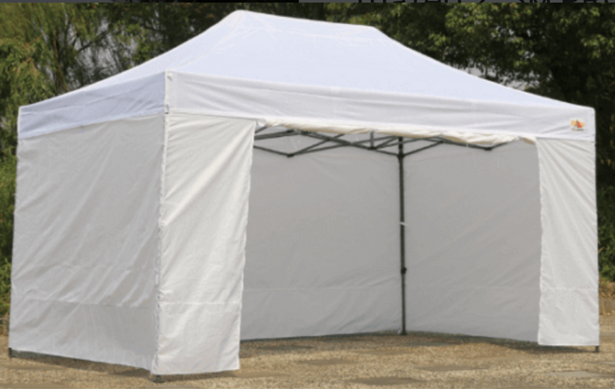 Раздвижной шатер гармошка 2x3 м, + три стороны (7м), /30мм/0,8мм/20кг Белый 889812 фото