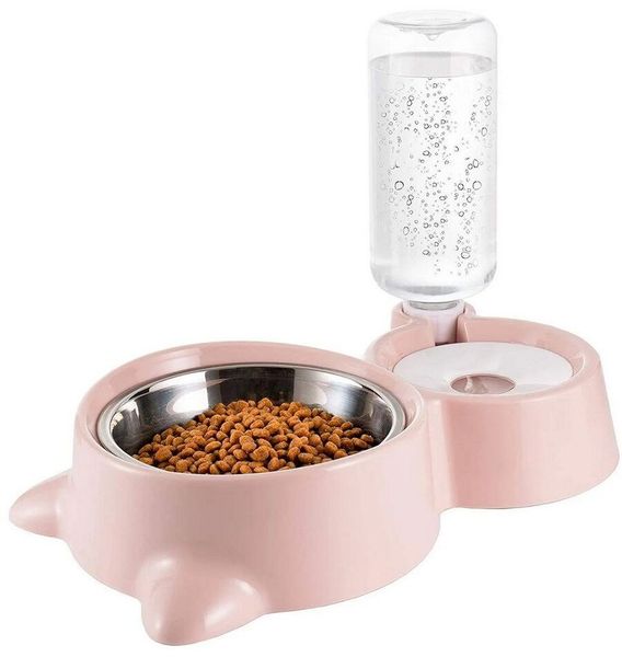Кормушка с поилкой для домашних животных DOG & Cat bowl | Посуда для собак и кошек Артикул: 5095552021128 фото