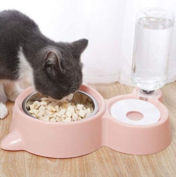 Кормушка с поилкой для домашних животных DOG & Cat bowl | Посуда для собак и кошек Артикул: 5095552021128 фото