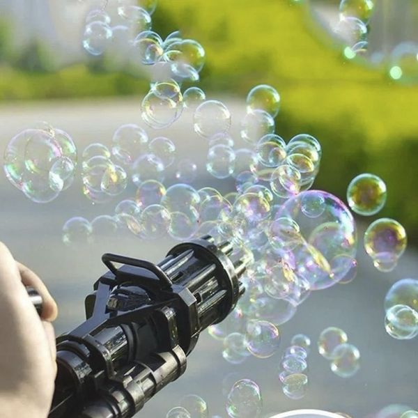 Кулемет дитячий з мильними бульбашками Gatling Мініган WJ 950 ws44667 фото