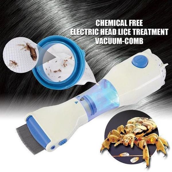 Расческа электрическая для удаления вшей и блох V-Comb Licetec TM-38 для вычесывания блох у животных и вшей Артикул: 111500114 фото
