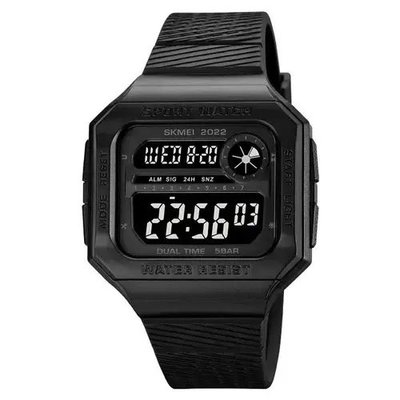 Часы наручные мужские SKMEI 2022BKBK, армейские часы противоударные, брендовые мужские часы ws79862 фото
