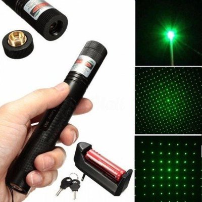 Лазерная указка Green Laser 303 - 1000mW с ключем Артикул: 226268 фото
