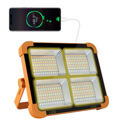 Портативная солнечная батарея универсальная для заряда Power bank Solar LED light D8 12000 mAH Артикул: 509852140 фото