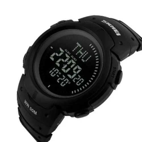 Часы наручные мужские SKMEI 1231BK, брендовые мужские часы, модные мужские часы. Цвет: черный ws87454-1 фото