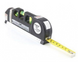 Лазерный уровень со встроенной рулеткой FIXIT Laser Level Pro 3 4в1 рулетка линейка Артикул: 1135 фото 2