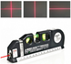 Лазерный уровень со встроенной рулеткой FIXIT Laser Level Pro 3 4в1 рулетка линейка Артикул: 1135 фото 7