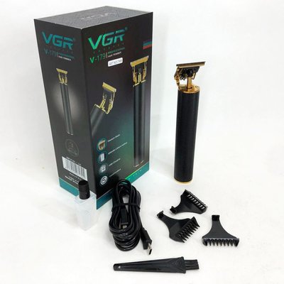 Профессиональный триммер VGR V-179 машинка для стрижки волос и бороды на аккумуляторе зарядка USB ws97442 фото