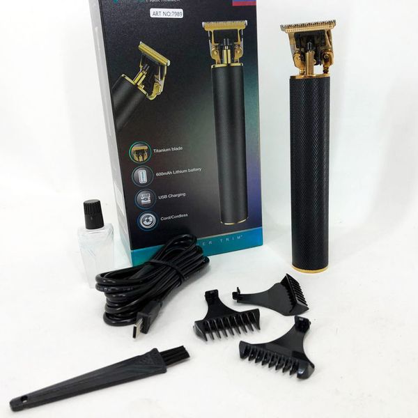 Професійний триммер VGR V-179 машинка для стрижки волосся та бороди на акумуляторі зарядка USB ws97442 фото