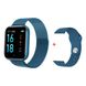 Smart Watch T80S, два браслета, температура тела, давление, оксиметр. Цвет: синий ws39115 фото 3