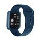 Smart Watch T80S, два браслета, температура тела, давление, оксиметр. Цвет: синий ws39115 фото 4
